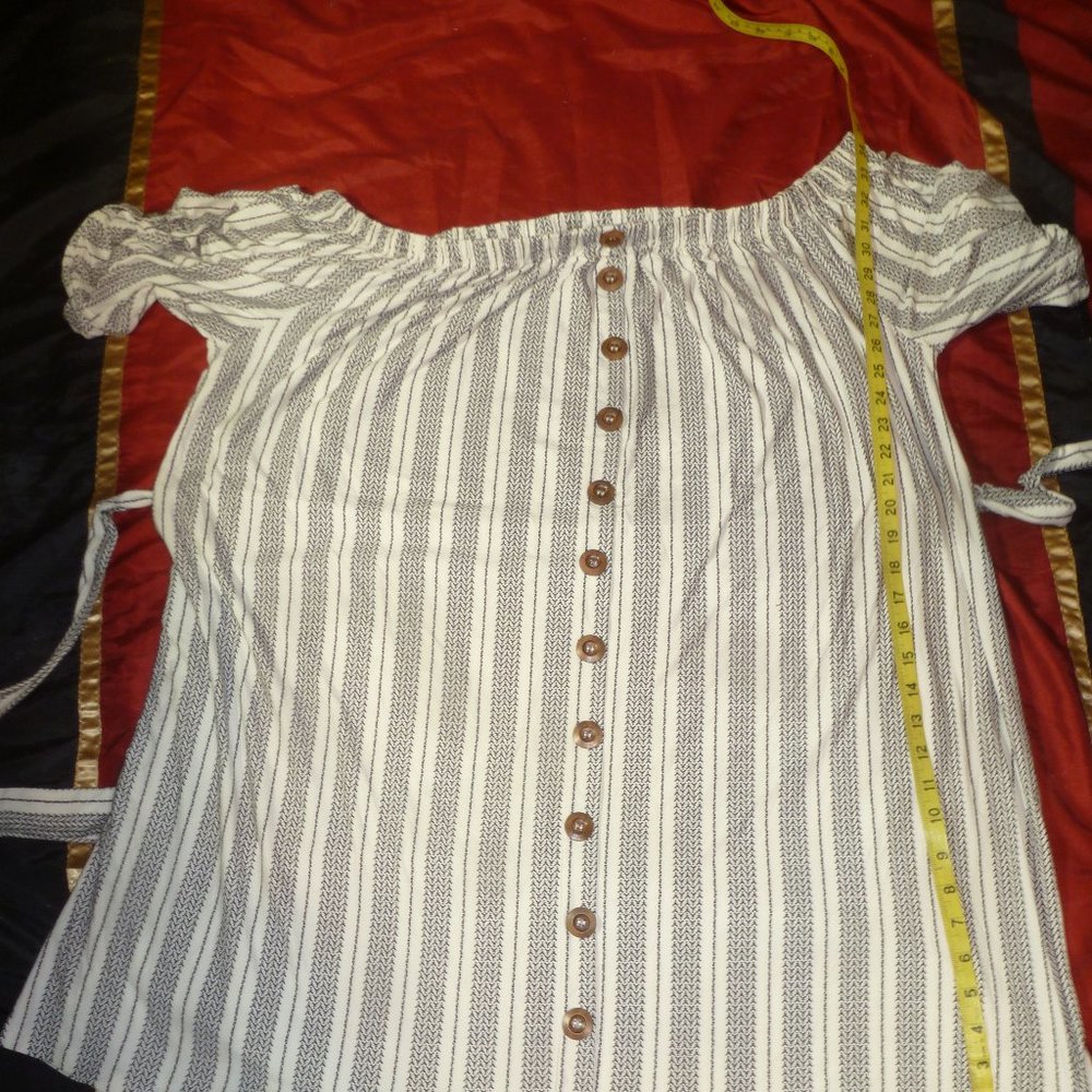 J for Justify  Cute Plus 3X women off shoulder slimming dress - Picture 6 of 9
